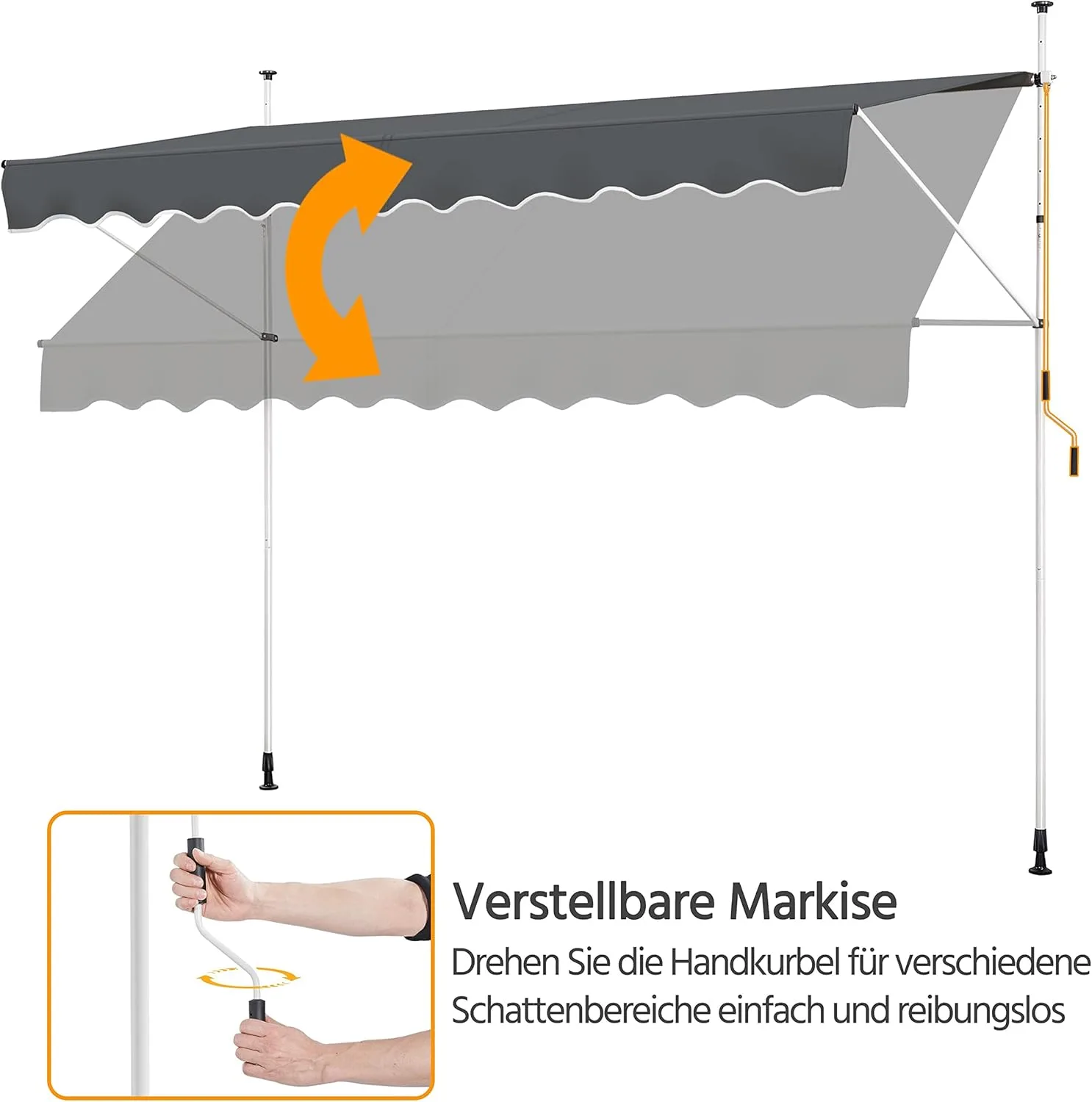 Ištraukiama markizė be gręžimo 300cm - Image 6