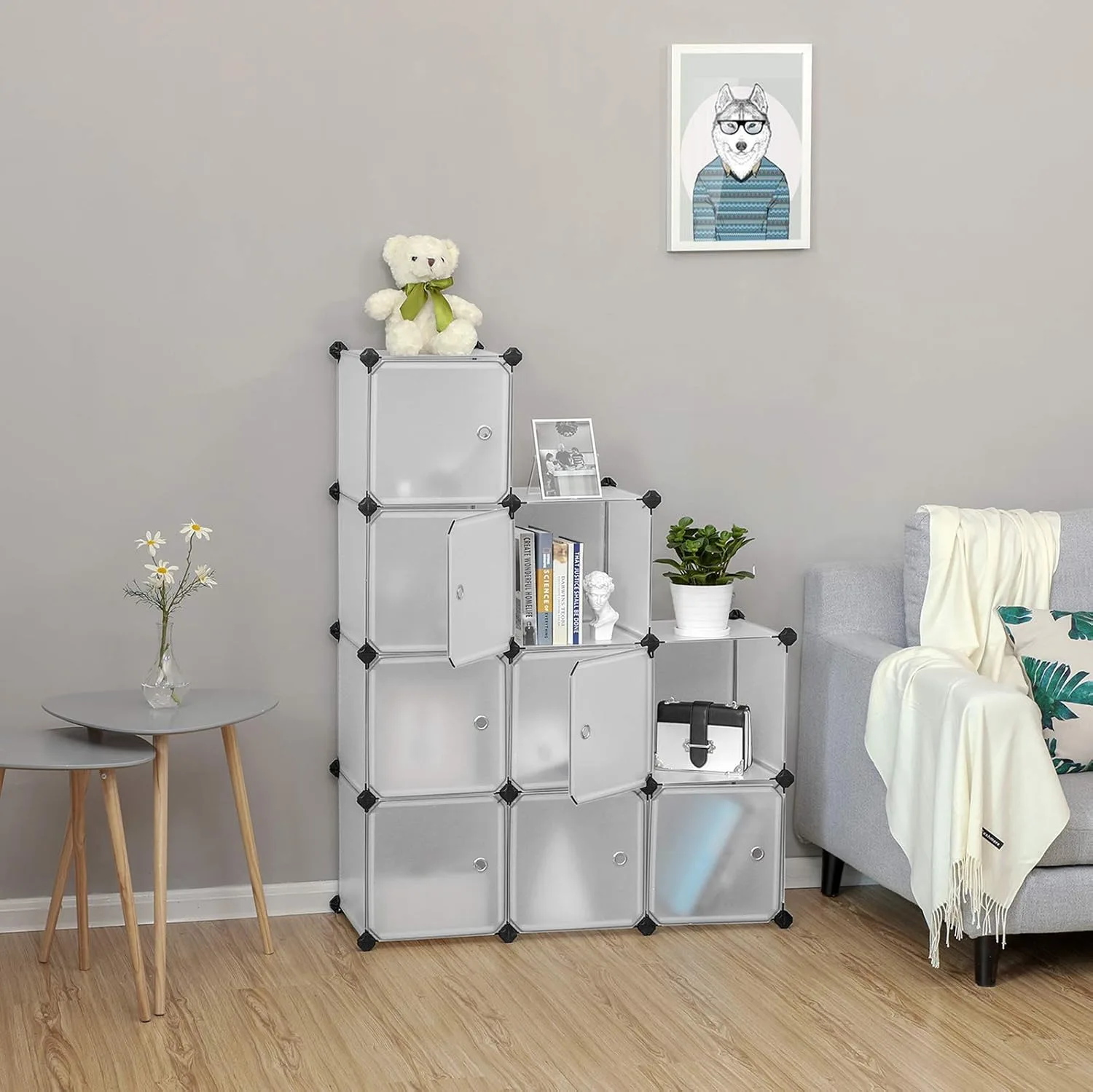 Modulinė spintelė su 9 uždarais skyriais - Image 2