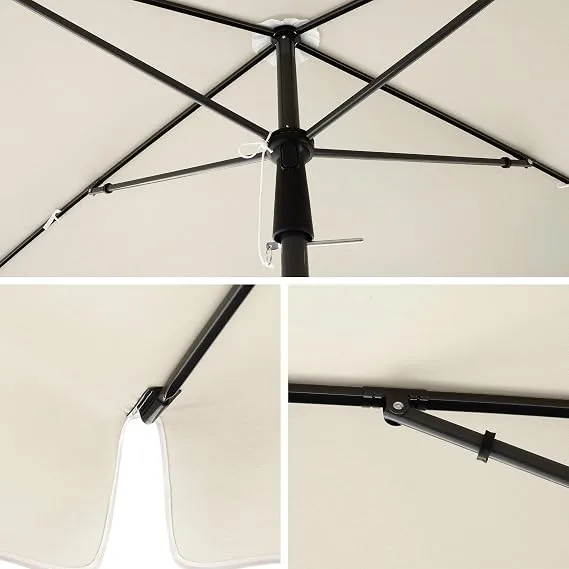 Stačiakampis balkono skėtis nuo saulės 200 × 125 cm - Image 6